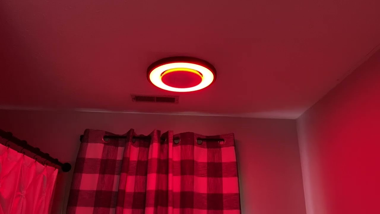 Вытяжной вентилятор для ванной комнаты с изменяющимся настроением