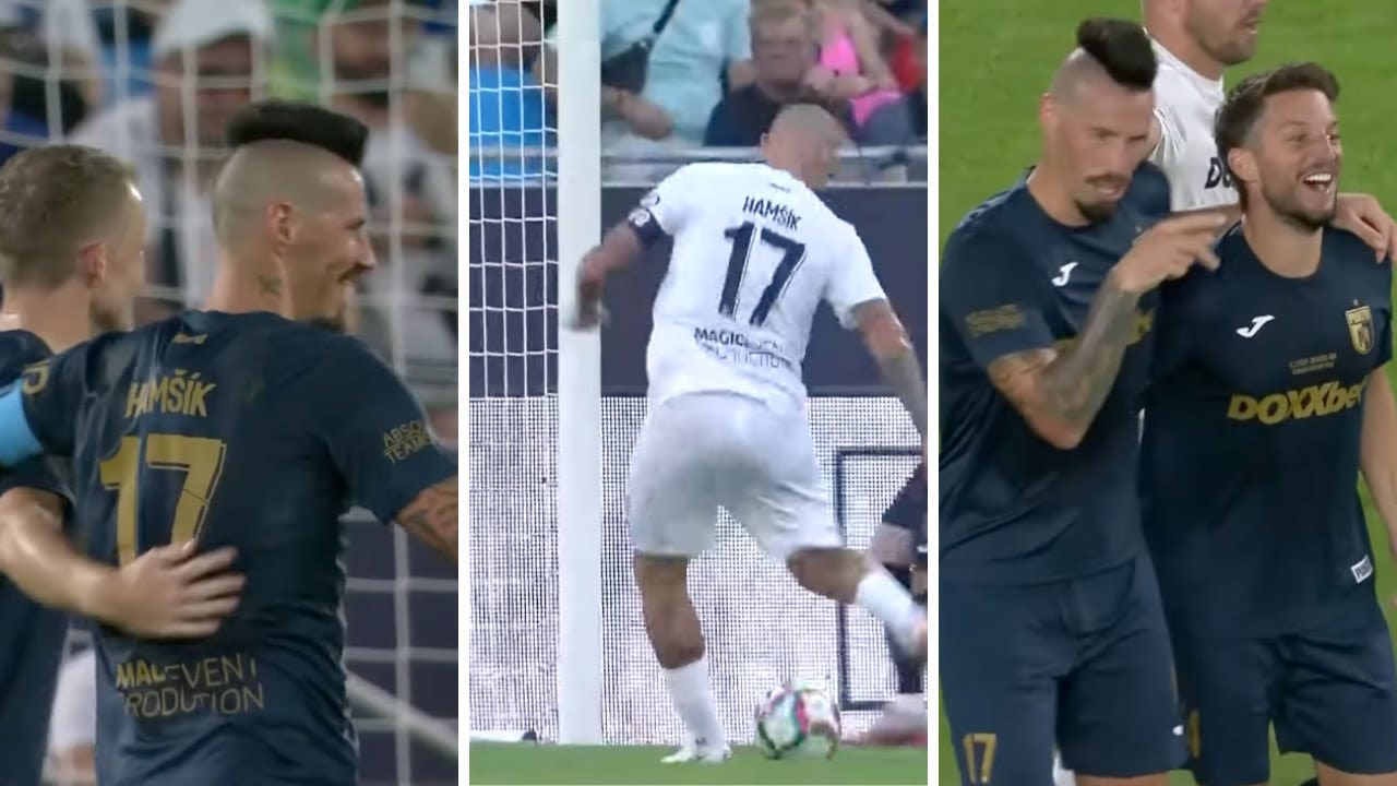 Highlights partita addio Hamsik ⚽ Gol e sintesi di Napoli-Slovacchia 5-4