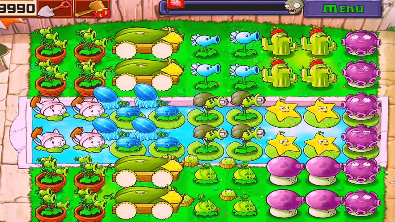 Plants Vs Zombies | Last Stand Endless | Plants Vs All Zombies Gameplay Full HD 1080p 60fps