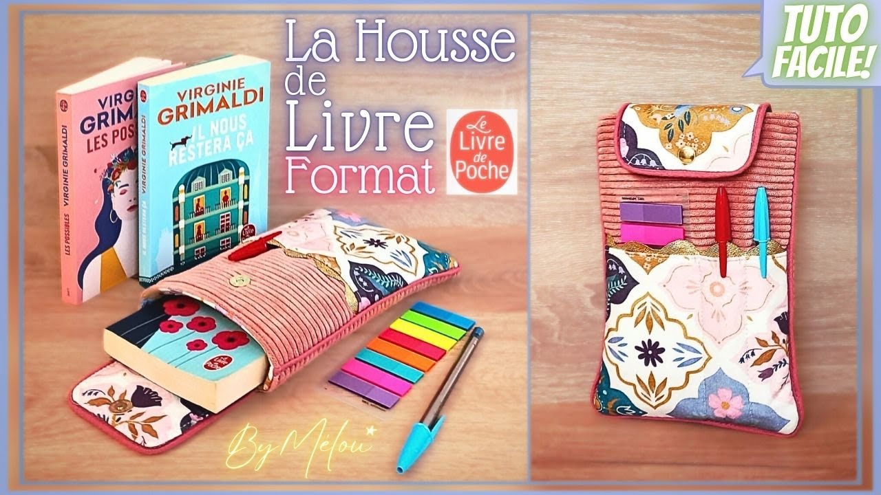 🎀 ПРОСТОЙ #Урок #Сделай сам 🎀 Сшейте обложку книги #PocketBook #ByMélou 🥰