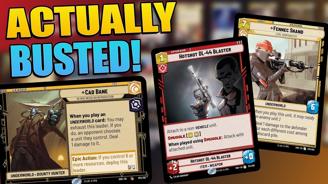 You DON'T Need to Spend Big to WIN!  Cad Bane Deck Showcase
