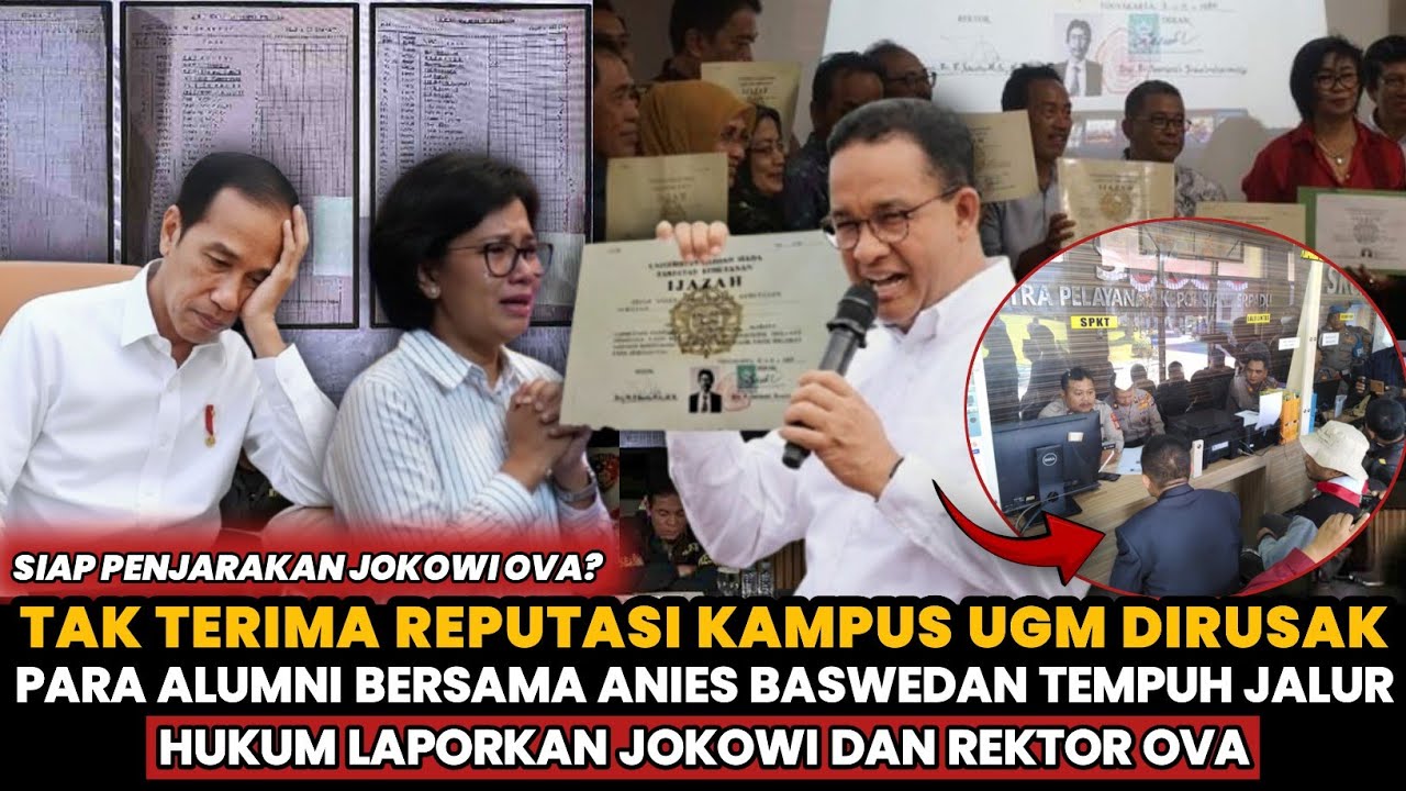 SIAP PENJARAKAN JOKOWI-OVA❓ANIES BERSAMA PARA ALUMNI UGM BAWA BUKTI LANJUTAN LAPORKAN KEBOHONGAN‼️
