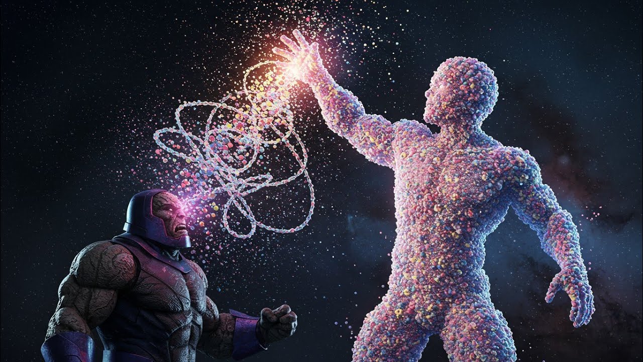 True Form Darkseid vs. Molecule Man: The Coming Storm