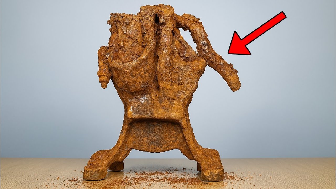 Very Rusty Antique Mysterious Tool Restoration