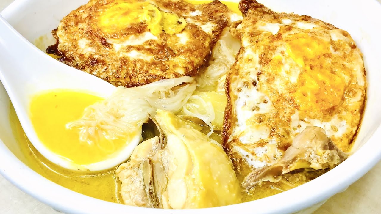 女人坐月子吃这碗面是最好的！A special noodle dish for women.