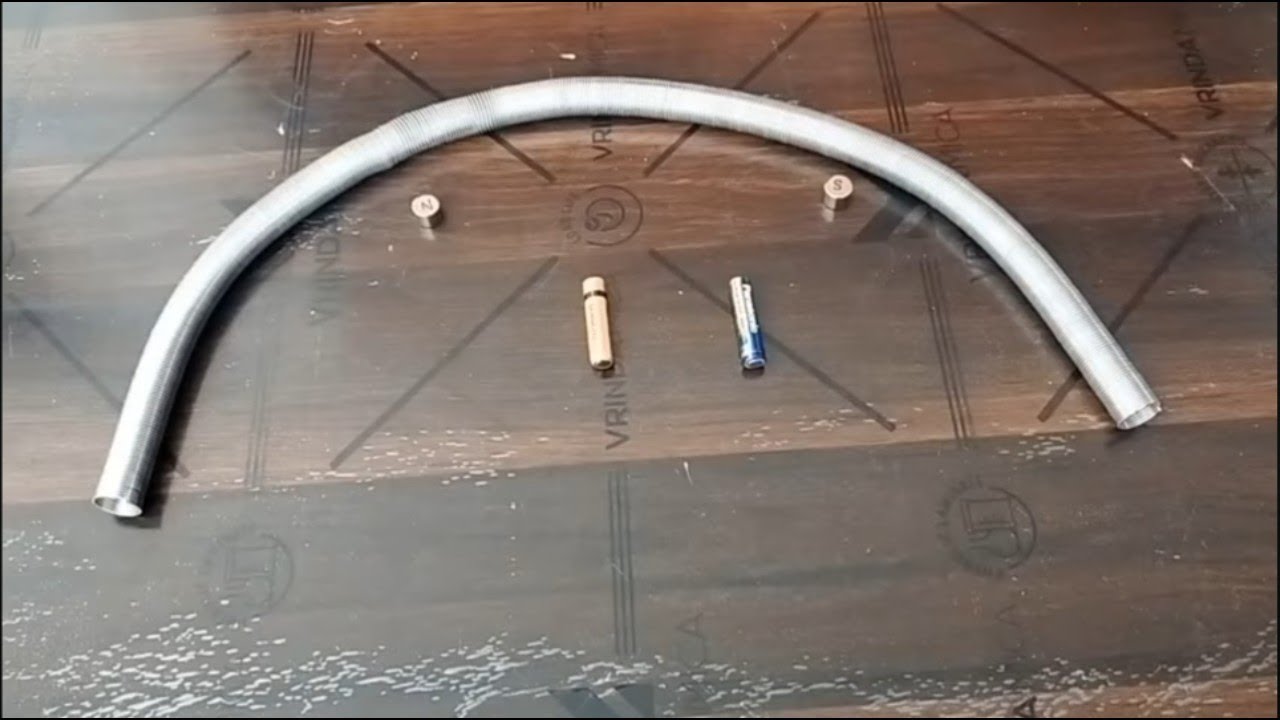 Electromagnetic train | How to make world's simple electric train