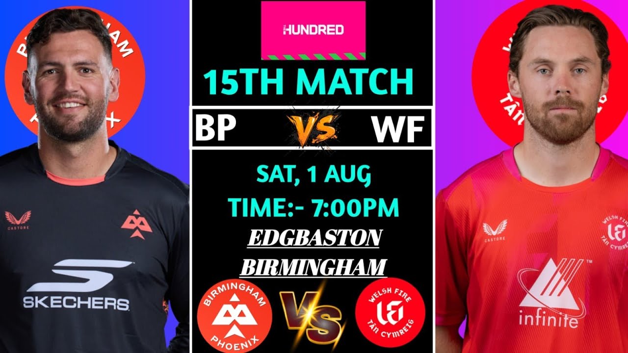 Birmingham phoenix vs welsh fire prediction video/ BP VS WF PREDICTION #predictions #viralvideo