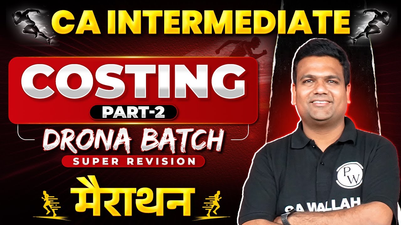 CA Inter Costing Marathon (Part 2) | CA Inter 2026 Attempt | CA Sunil Keswani Sir