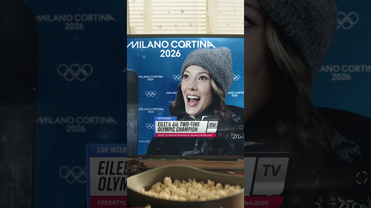 The Winter Olympics love story begins, Italian style. 🫶🇮🇹😍