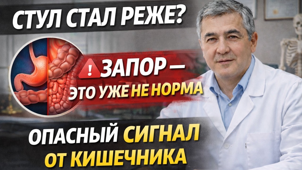 Если Стул Стал Реже, А ЗАПОР Возникает Всё Чаще — Это Уже НЕ НОРМА, А Опасный Тревожный СИГНАЛ