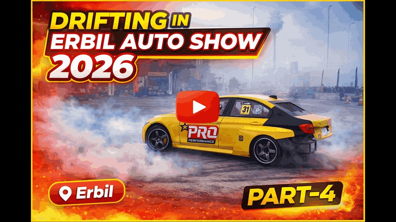 Erbil Auto Show 2026 – RAW DRIFT SOUND 🔊 NO MUSIC | Toyota GR86 in 4K – Part 4
