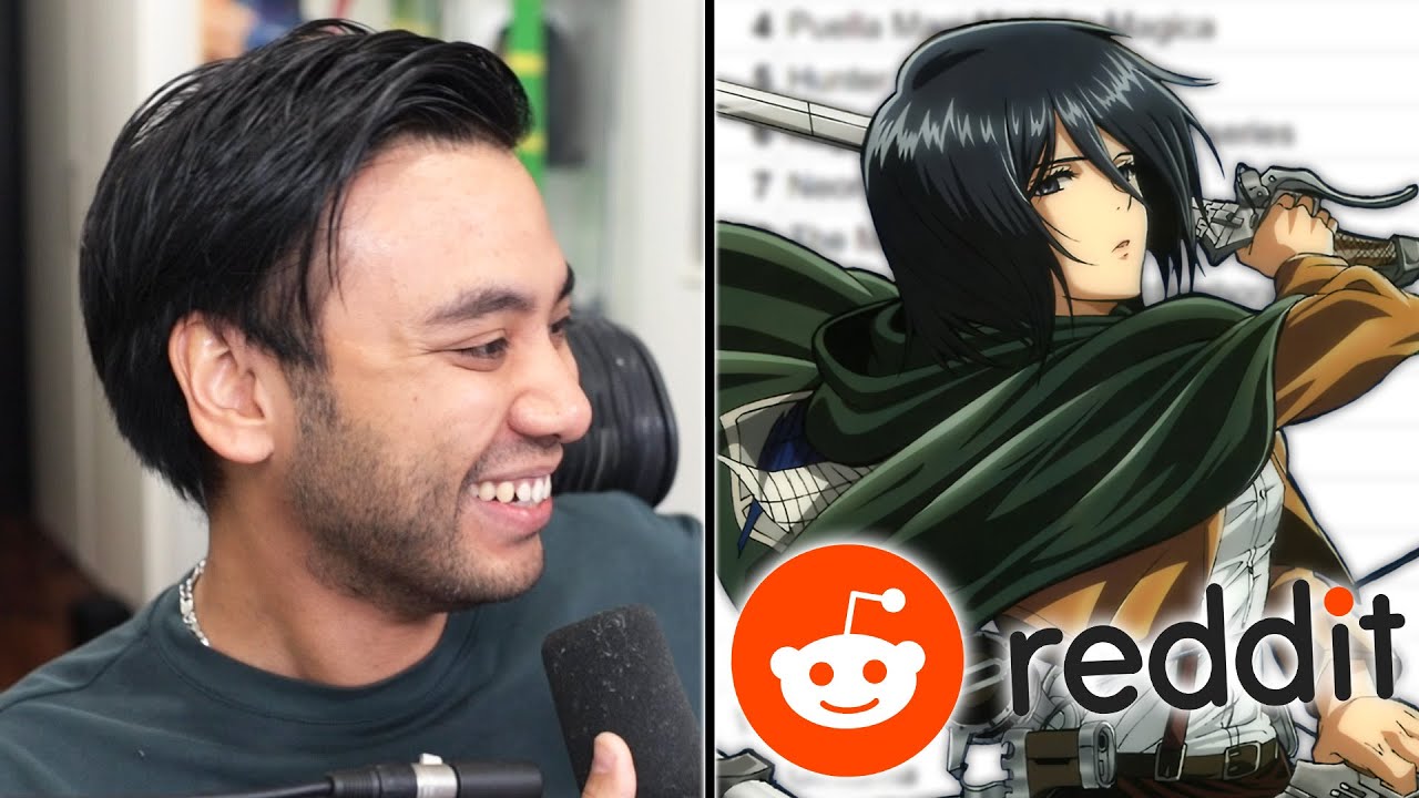 Gigguk REACTS to Reddit's Top 100 Anime