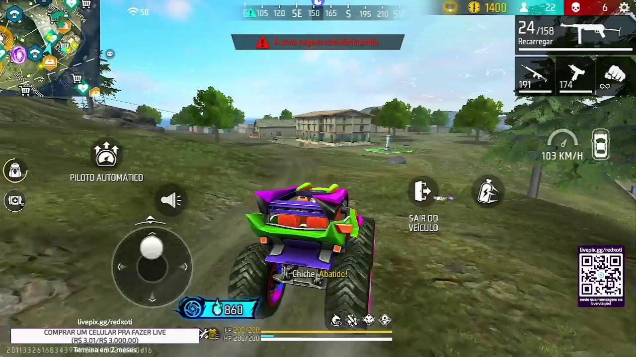 NOVA ATUALIZAÇÃO DO  FREE FIRE AO VIVO! JOGANDO COM INSCRITOS