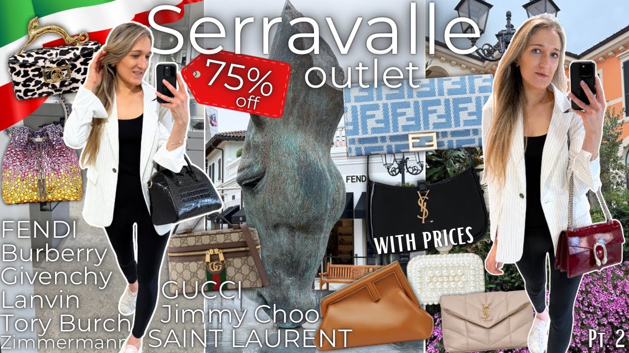 MILAN OUTLET 🇮🇹 Gucci, Saint Laurent, Fendi - видеоблог о шоппинге в аутлете Serravalle Pt. 2 | Л...