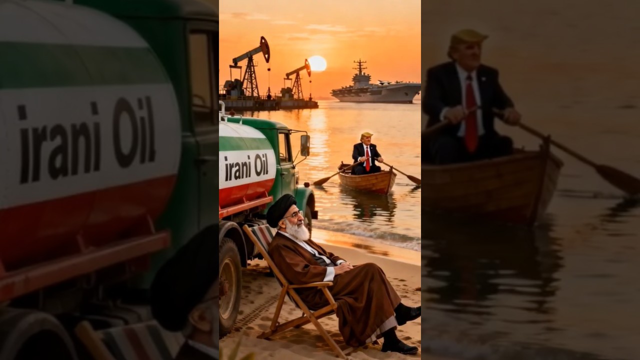khamenei pranks trump with oil 😂🛢️💥 #trump #trending #satire