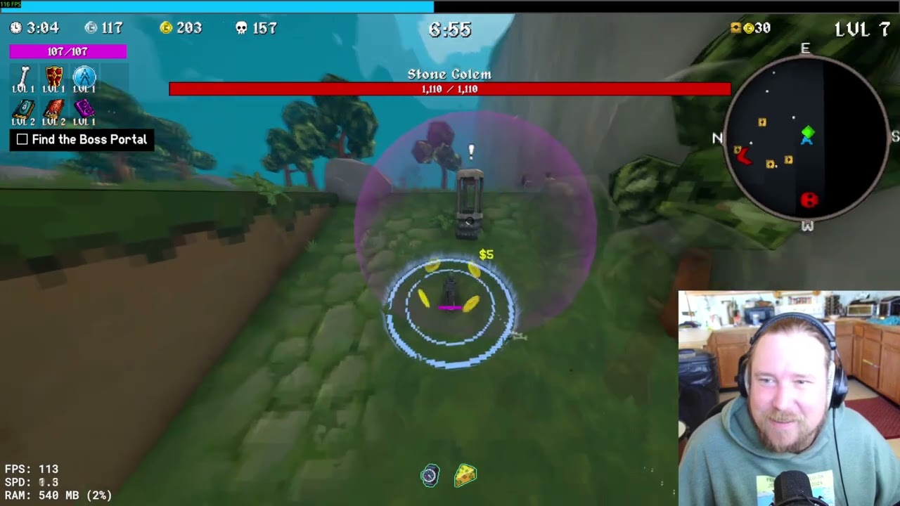 Megabonk Calcium Run 12,722 kills