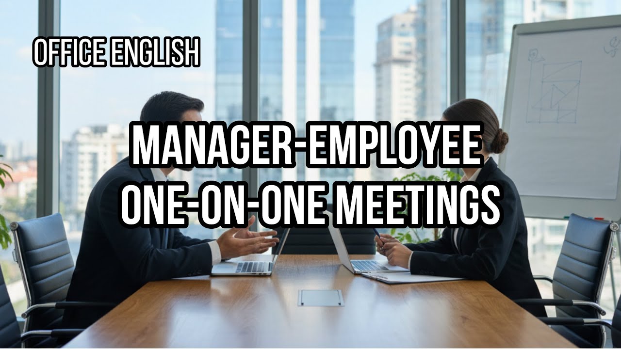 Office English #6 - Manager-Employee One-on-One Meetings #oneonone #manager #employees
