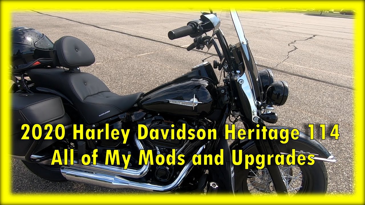 2020 Harley Davidson Heritage 114 - All of My Mods and Upgrades