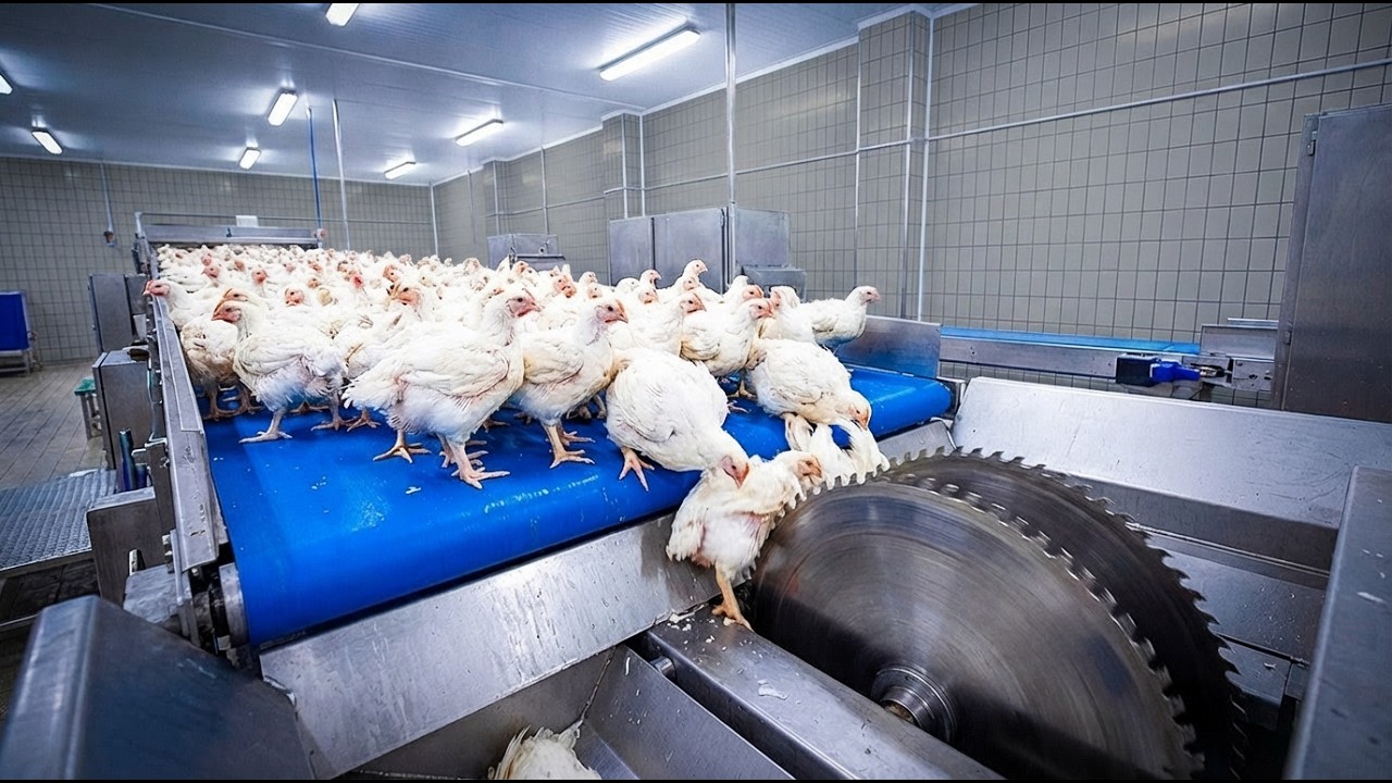 Inside the Mega Roast Chicken Factory – How 1 Million Birds Are Cooked Daily!