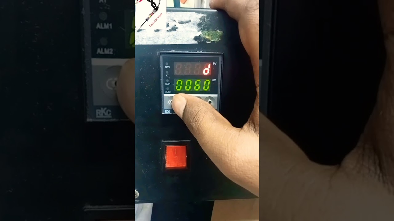 Temparetur controller  RKC  REX-100#calibration  system # temperature adjust