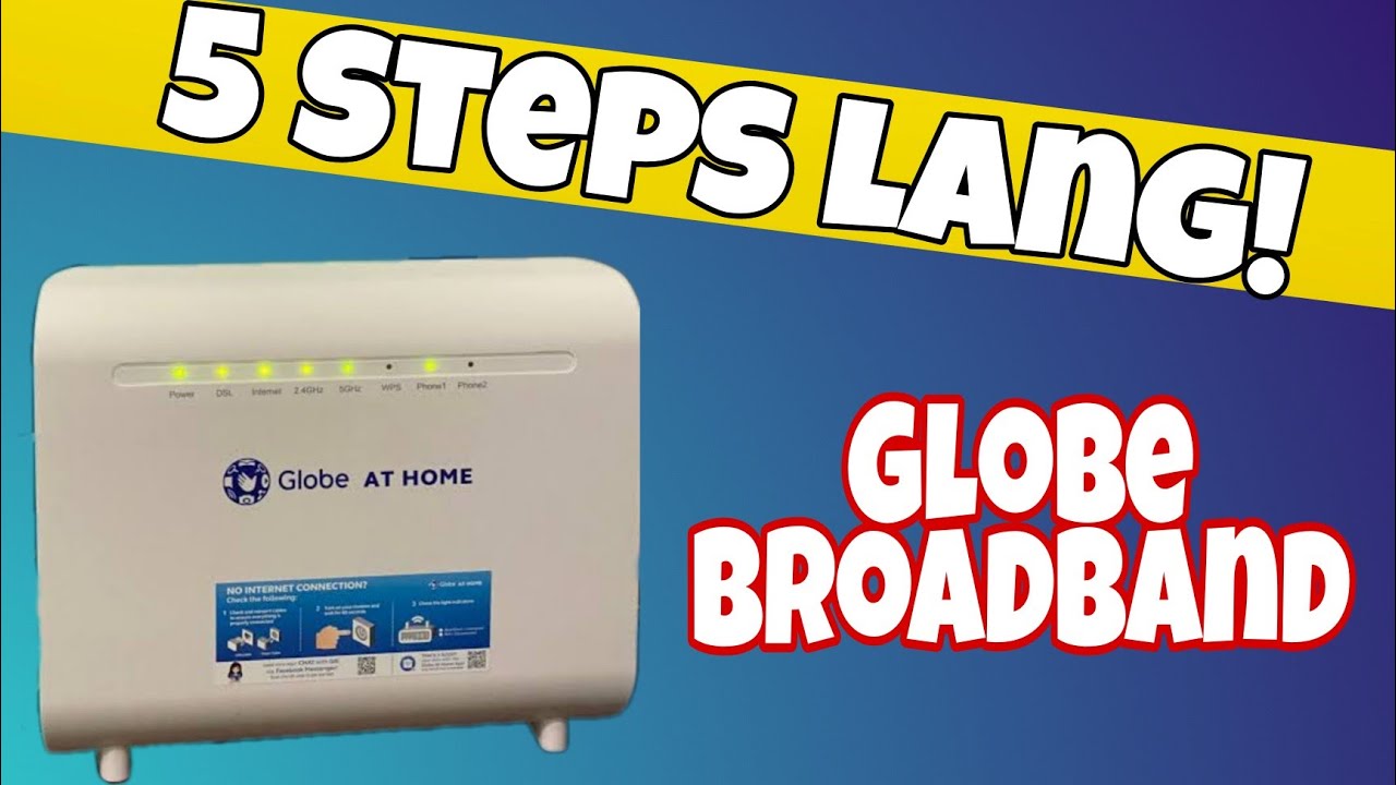 Paano palitan ang password ng Globe Broadband
