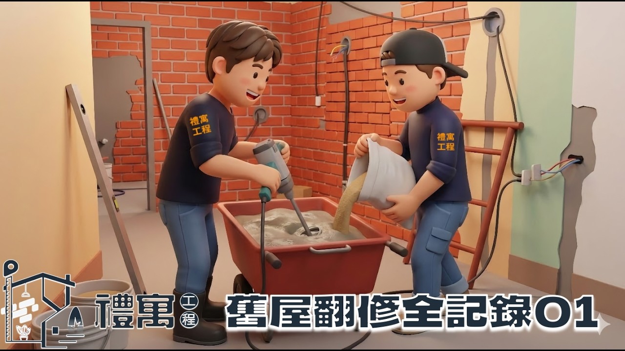我們翻修了一間屋齡超過半世紀的老房子，這次分為上下集，請先觀賞上集，謝謝收看囉！