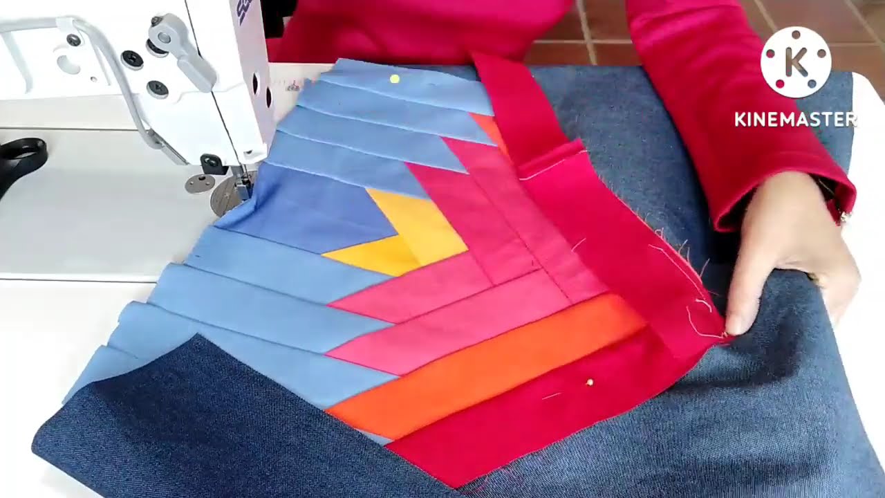 Tapete para iniciantes de retalhos fácil modelo tulipa. #retalhos #tapete #iniciantes #artesanato