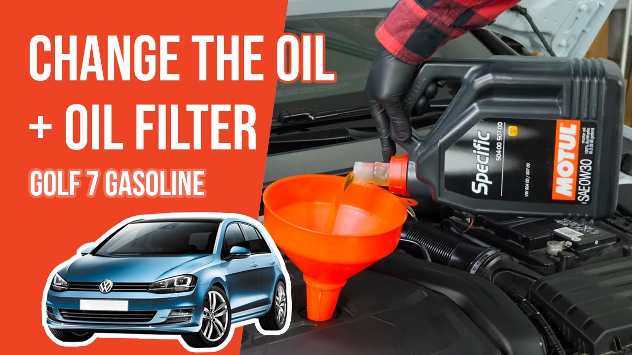 Change the oil and the oil filter Golf mk7 1.5 TSI 🛢