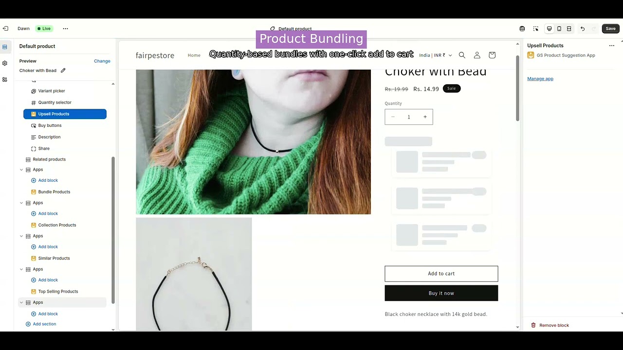 GS Product Suggestion Demo