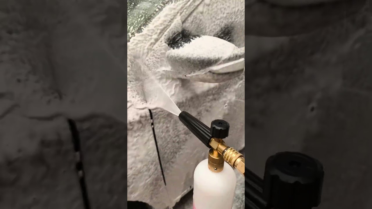 Ca&ntilde;&oacute;n de Espuma Snow Foam Amazon para Hidrolavadora #enjoy #carwash #detailing #cleaning #tips #one
