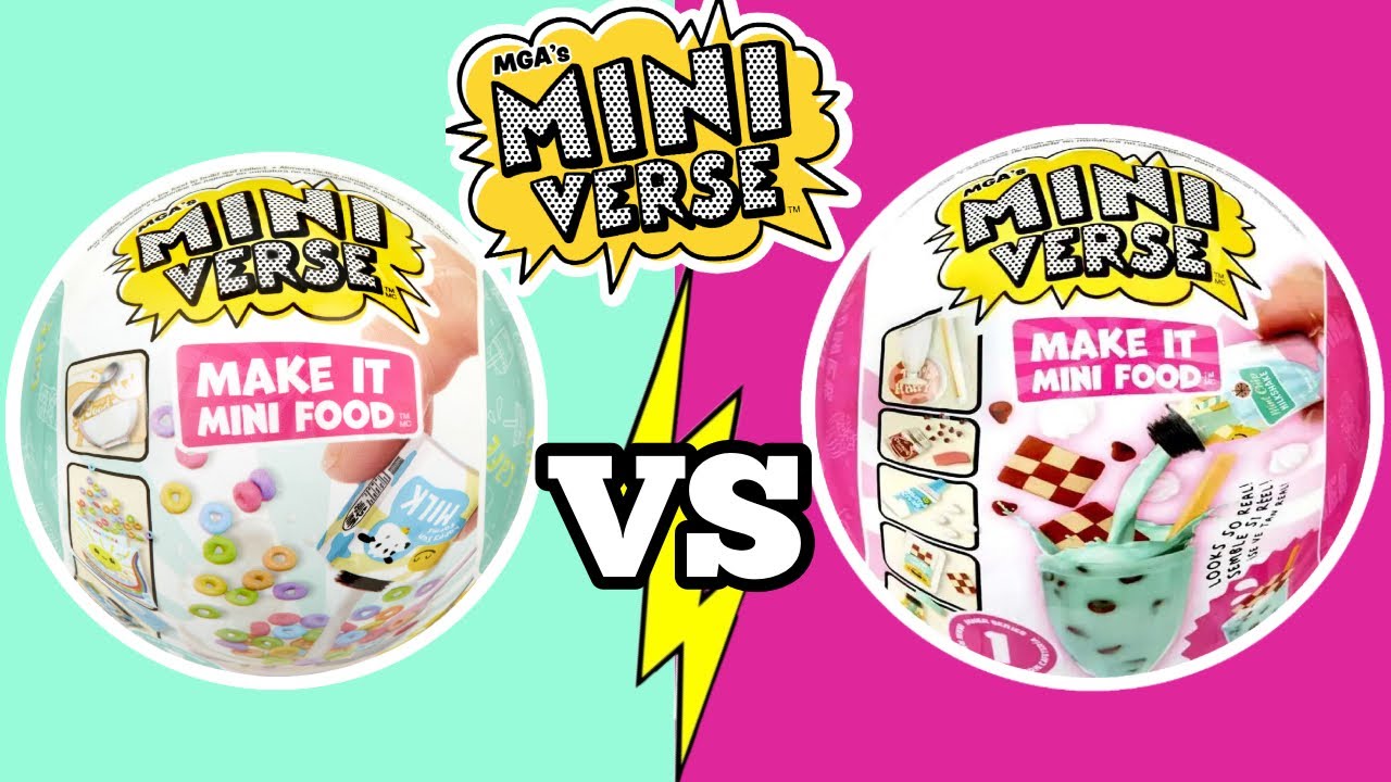 UNBOXING MINI VERSE!! CAFE SERIES VS DINER SERIES!!
