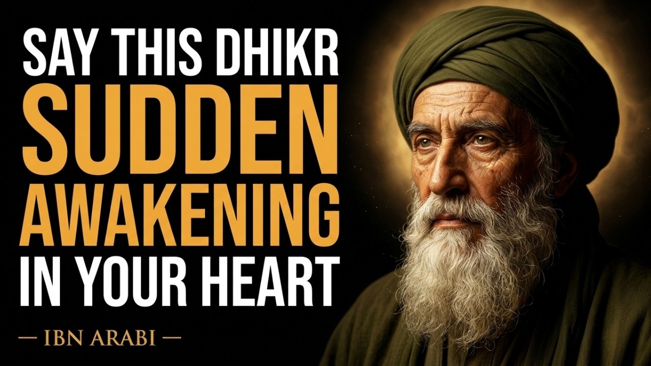 SAY This Dhikr Like Ibn Arabi Taught, Watch What Opens in Your Heart Tonight