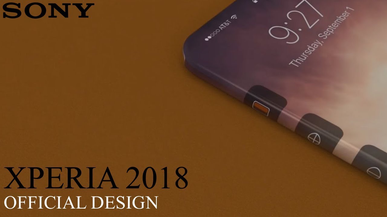 Upcoming SONY Xperia Official Design 2018 : It's Future