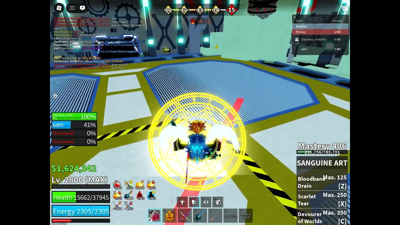 i beat dungeons in roblox blox fruits