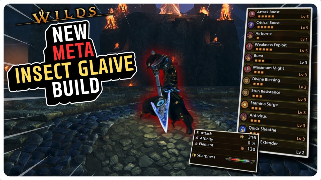 THIS INSECT GLAIVE BUILD IS KING OF THE SKIES in Monster Hunter Wilds!