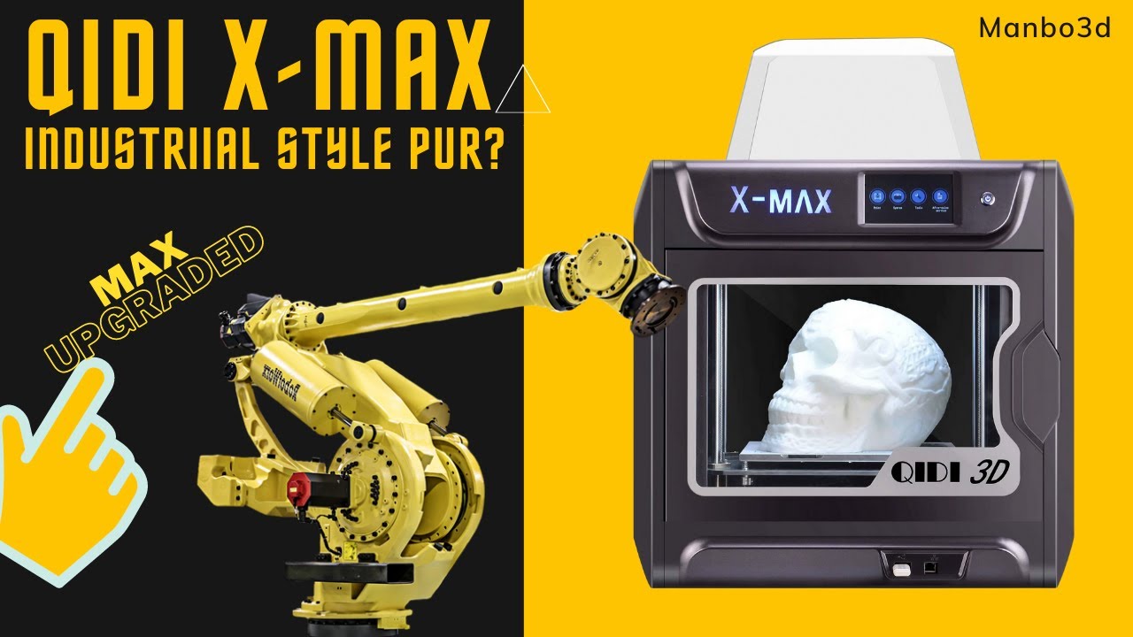 Mega 3D Drucker Qidi X MAX - Review und Extruder Upgrade