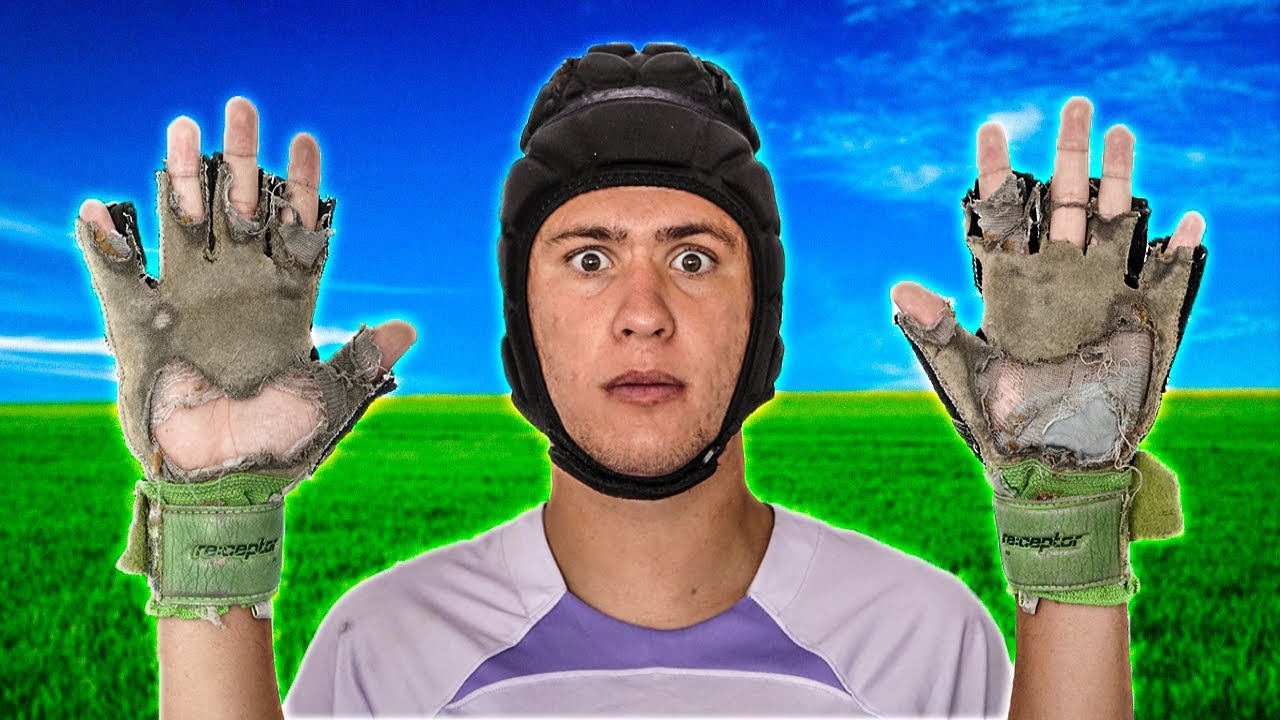 USEI A PIOR LUVA DE GOLEIRO DO MUNDO NO JOGO!