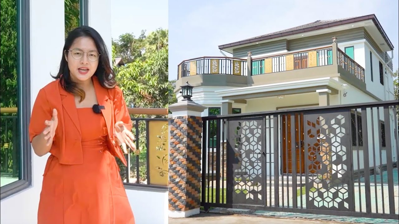 လှည်းကူးမြို့က နေချင်စရာ တစ်ထပ်ခွဲ အိမ်လေး တစ်လုံး 😲❤