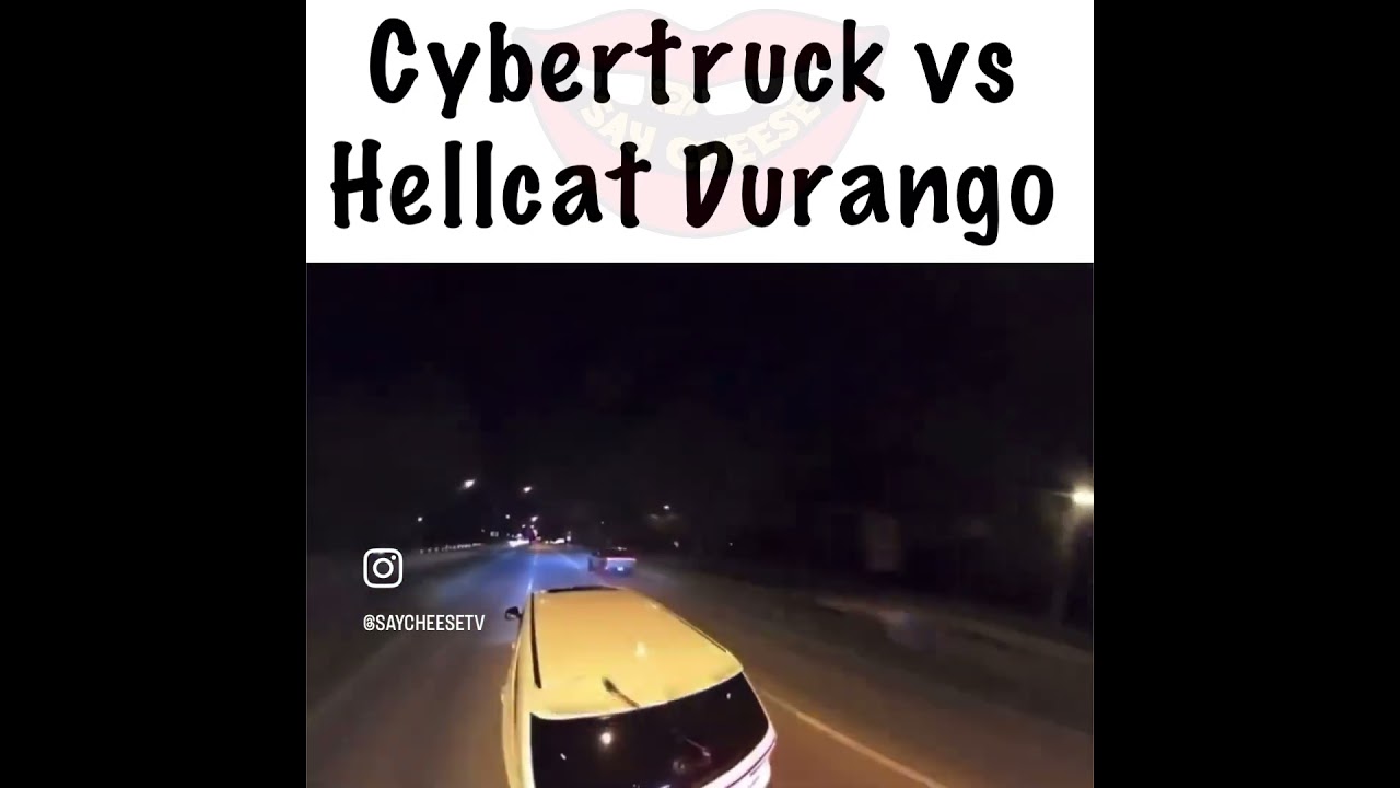 Cyber Truck VS Hellcat Durango