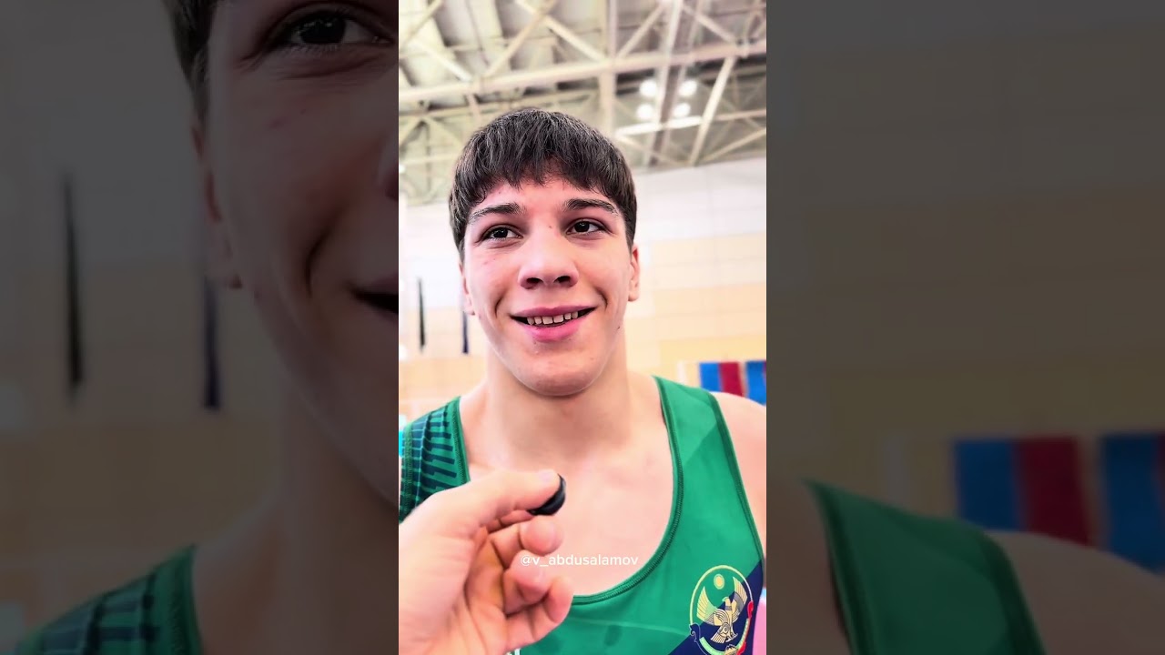 Магомед Омаров после победы на первенстве России U-17.