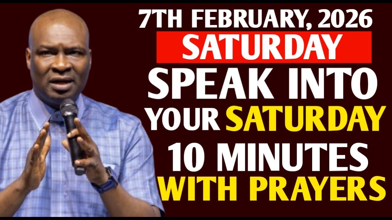 Saturday 7th February 2026]Speak Into Early Morning Prayer |Spiritual Prayer | Apostle Joshua Selman