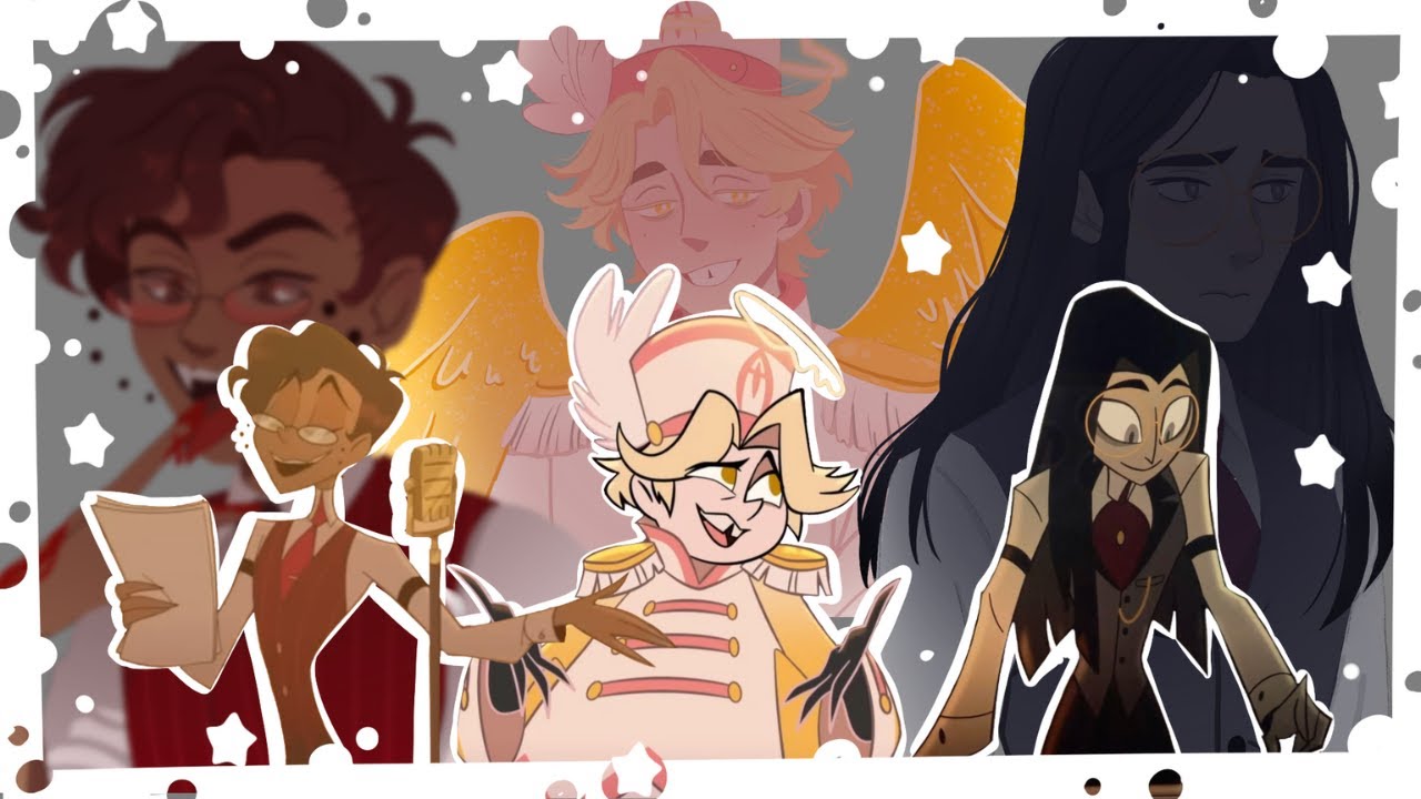 Hazbin Hotel Fanart // Drawing Human Alastor, Pendleton and Abel