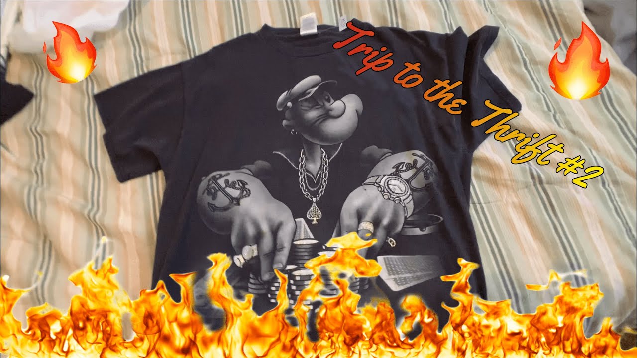 Trip To The Thrift #2/ Vintage Pickups, Rap Tees, Burberry Plush !!!!!!!!