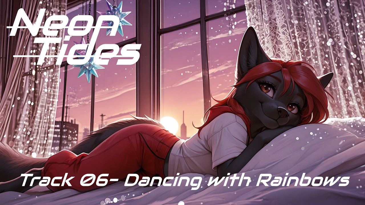 Neon Tides: 06- Dancing with Rainbows (Synthpop Chill Vibes Music Track)