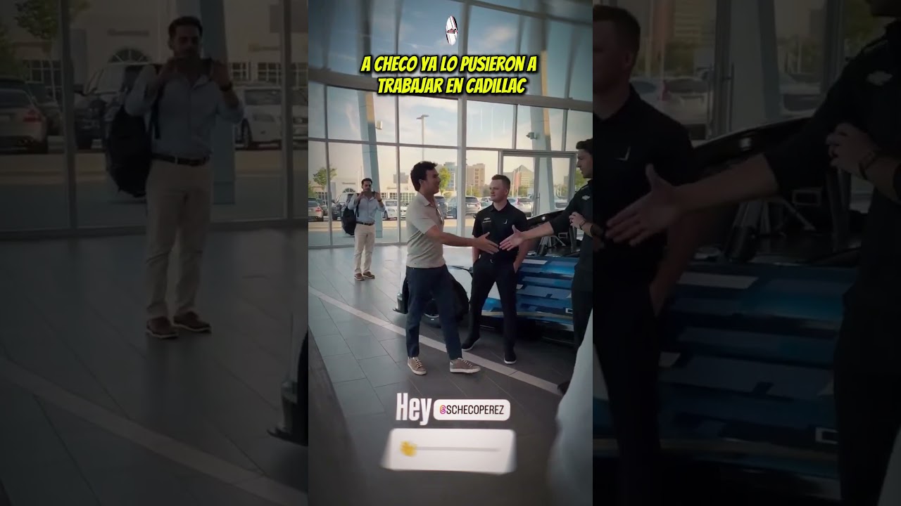 La &ldquo;nueva oficina&rdquo; de Checo se ve diferente&hellip; 👀🚘 #f1 #cadillac #redbull #verstappen