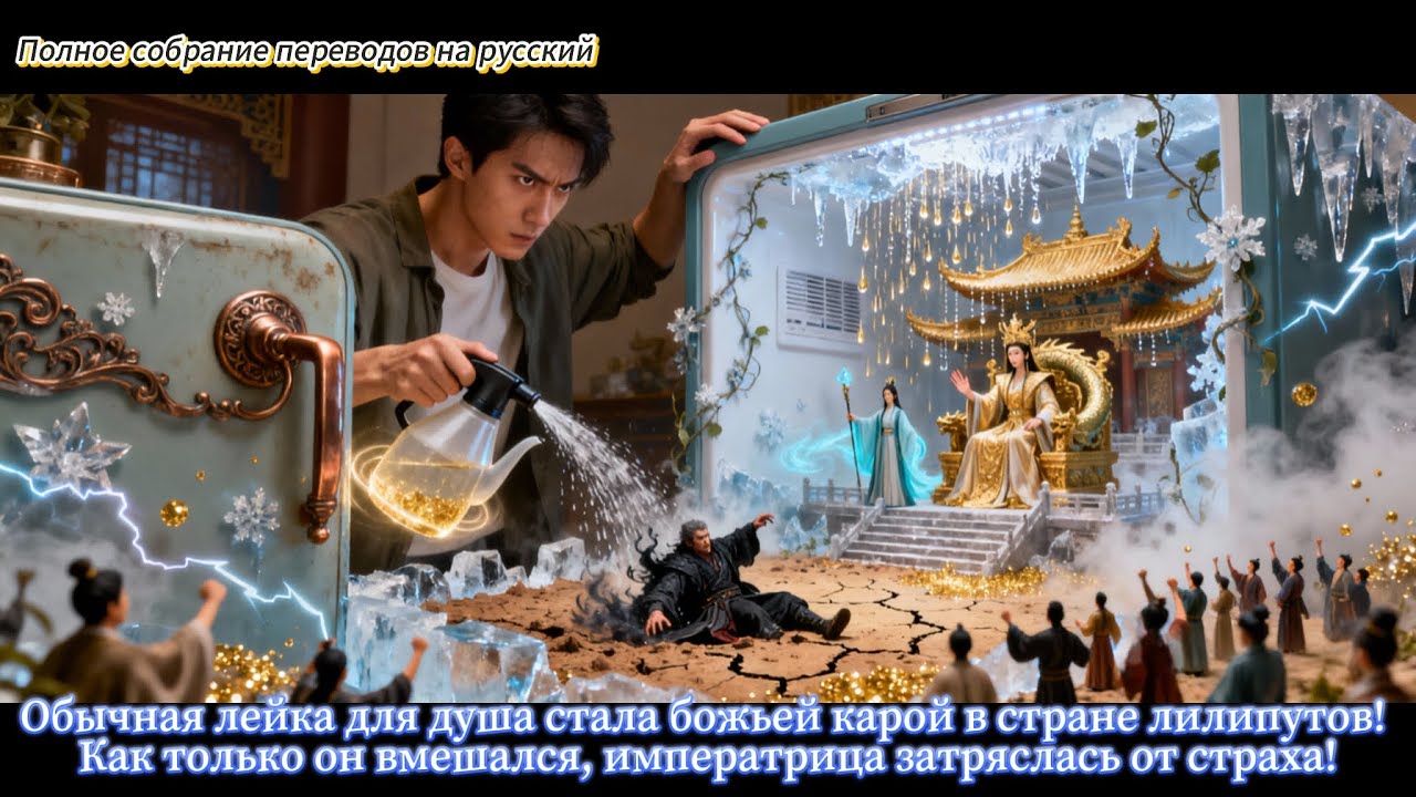 Он нашёл в морозилке крошечный народец, пролил воду — и устроил им всемирный потоп!