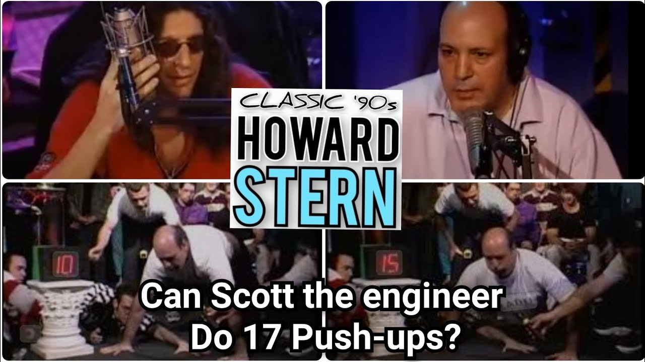 CLASSIC '90s HOWARD STERN: The 'Scott the Engineer 17 Push-Up' Controversy (1997/1998)
