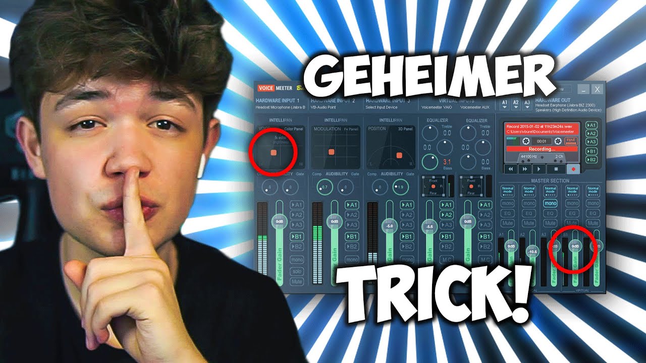 MIKROFON Qualit&auml;t VERBESSERN | Voicemeeter Tutorial | AUDIO zu 100% VERBESSERN! Mikrofon VERBESSERN!