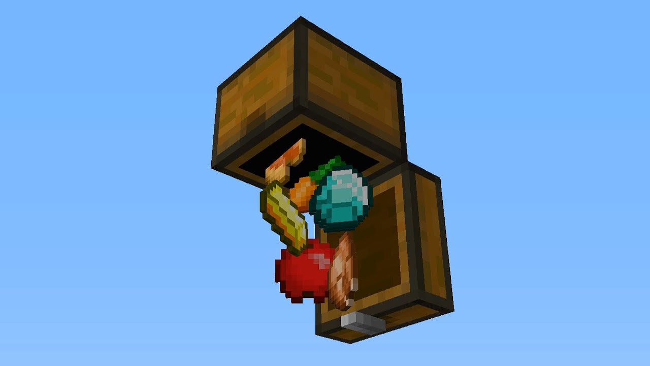 Upside-Down Chests in Minecraft (Every Item Falls Out)