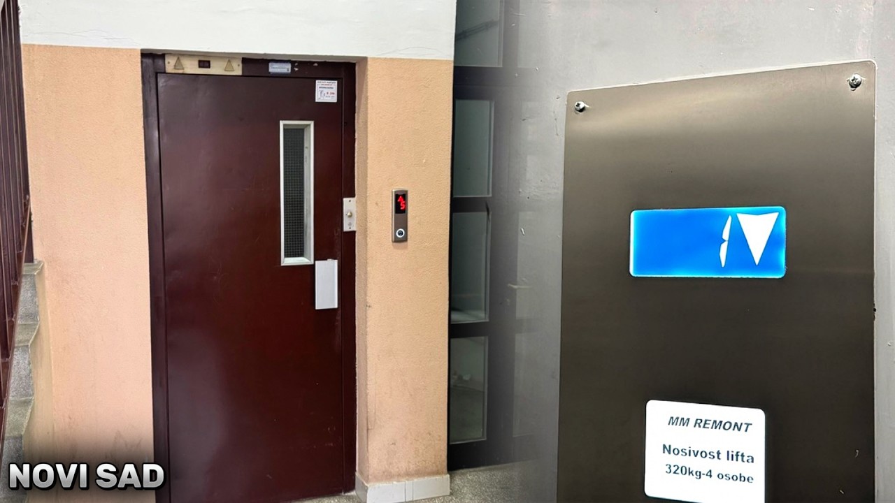 NICE & QUICK Modernized DAKA Micro Lift at Zeleznicka 54, Novi Sad, Serbia